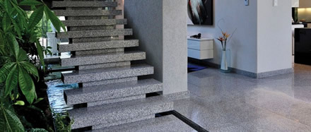 Einfache Granit Treppen